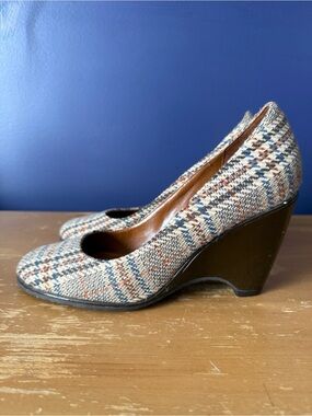 Cole Haan Nike Insole Wedge Pump in Multi-Tweed Pattern - Women's Heel